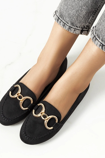 Black loafers Aniria