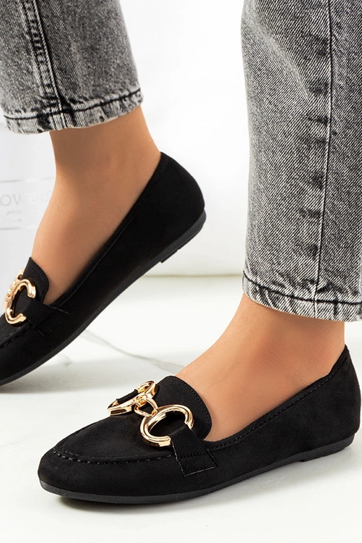 Black loafers Aniria