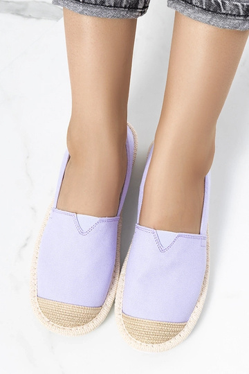 Fioletowe espadryle damskie...