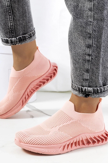Różowe sneakersy sportowe Neda