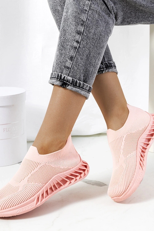 Różowe sneakersy sportowe Neda