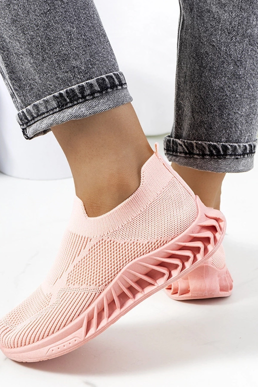 Różowe sneakersy sportowe Neda