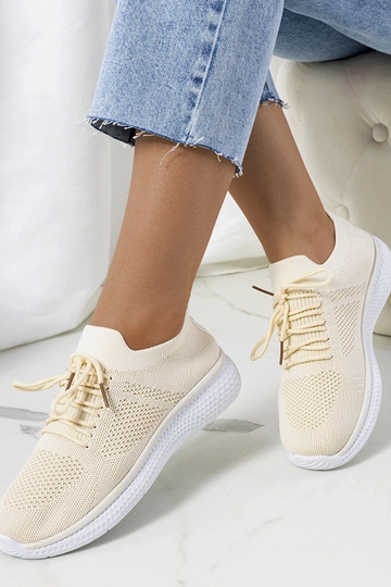 Beżowe sneakersy sportowe Michaela