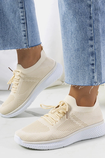 Beżowe sneakersy sportowe Michaela 2