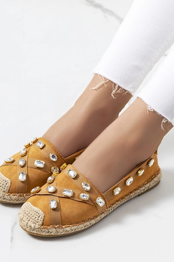 Brązowe espadryle Chanou