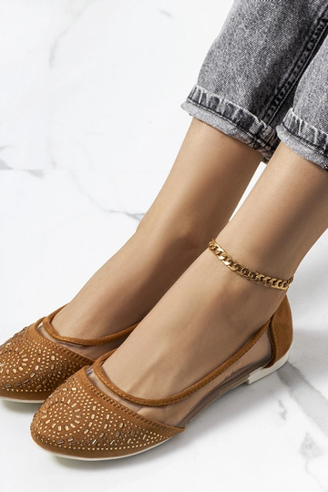 Brązowe pół transparentne... 2