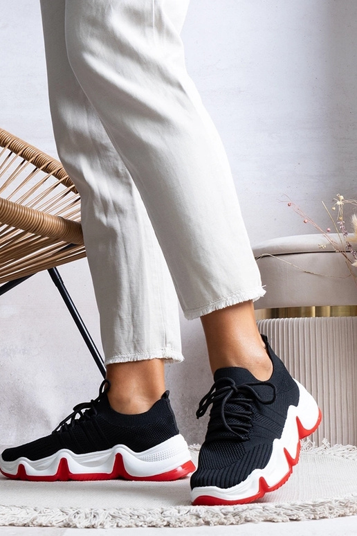 Czarne sneakersy sportowe Parkhill