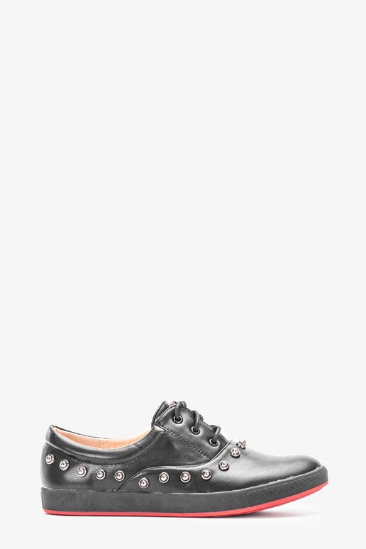 Czarne tenisówki dziecięce Kooi