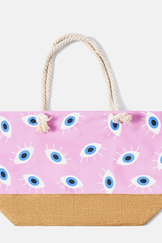 Różowa torba plażowa Elsina Różowa torba plażowa Elsina