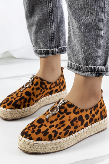 Brązowe espadryle Verneli 2