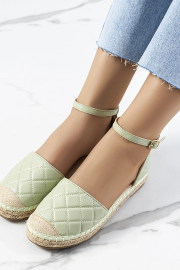 Zielone espadryle Faiza 2