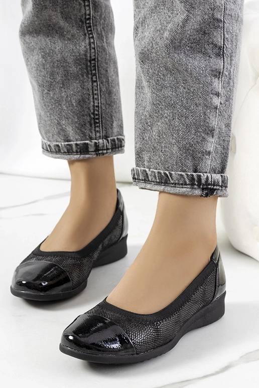 Czarne baleriny Mercer