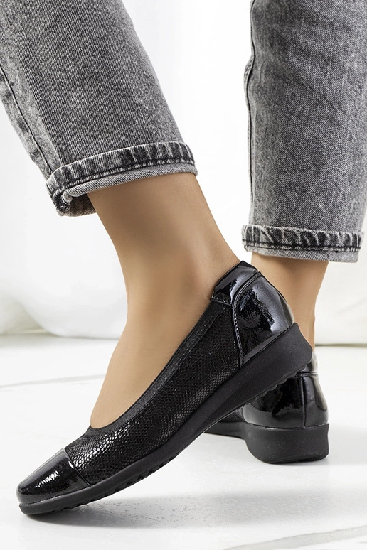 Czarne baleriny Mercer