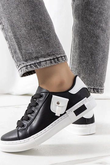 Czarne sneakersy damskie Frame 2