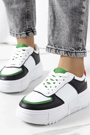 Czarne sneakersy damskie Mandib