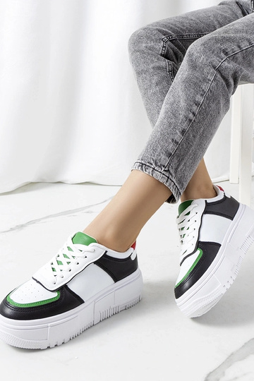 Czarne sneakersy damskie... 2