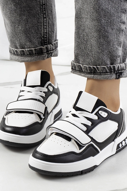 Czarne sneakersy damskie Kadie