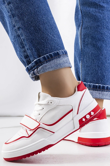 Czerwone sneakersy damskie Kadie 2