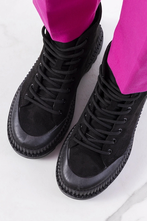 Navy blue Rivas women's sneakers