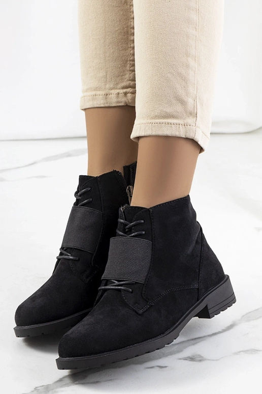 Czarne botki Manoella