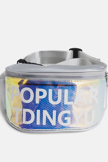 Green women's waist bag Big...