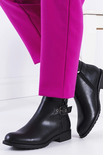 Black patent leather...