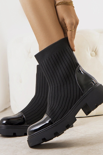 Black patent leather... 2