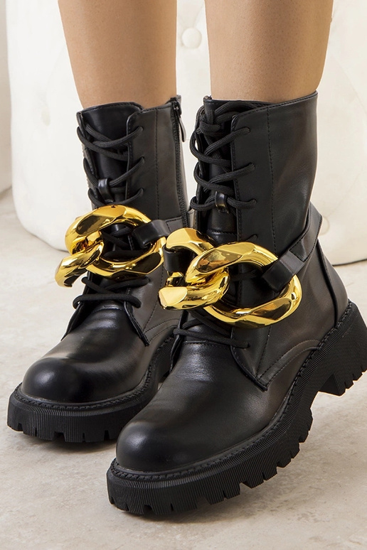 Black high boots Christabel