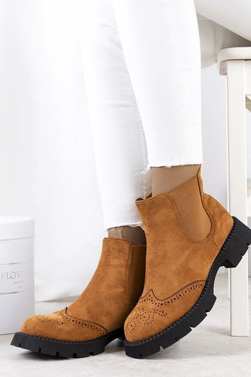 Brązowe sztyblety na... 2