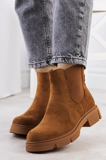 Black wedge heeled boots...