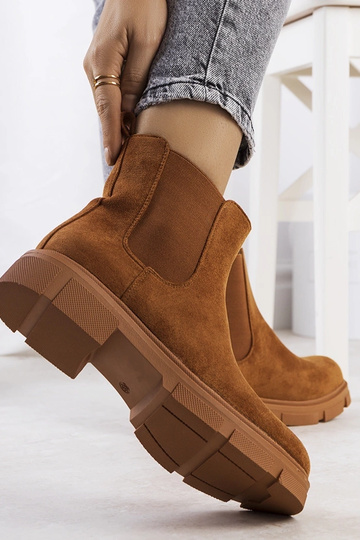 Black wedge heeled boots... 2