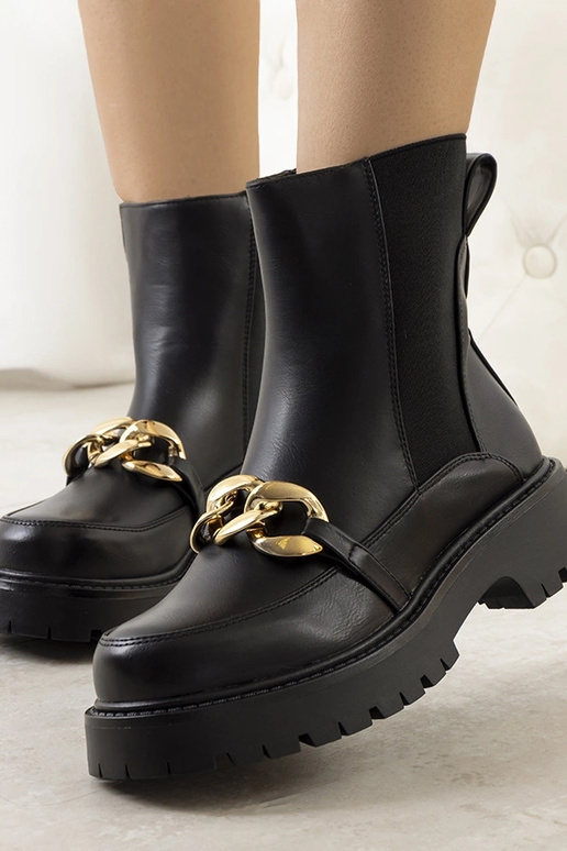 Black high boots Christabel