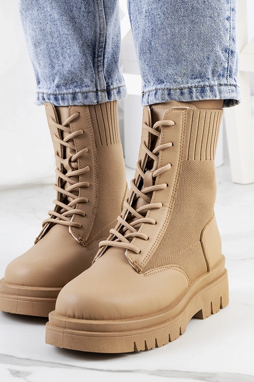 Brązowe traperki Lennon