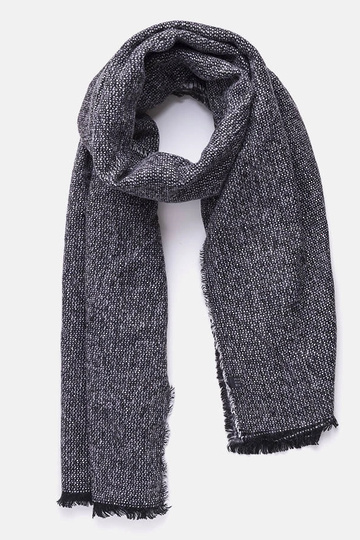 Grey cotton scarf Haddad