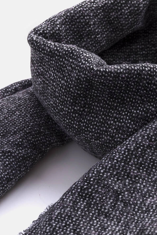 Grey cotton scarf Haddad