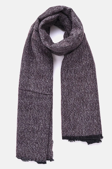Grey cotton scarf Haddad