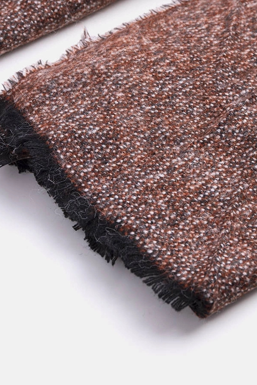 Grey cotton scarf Haddad