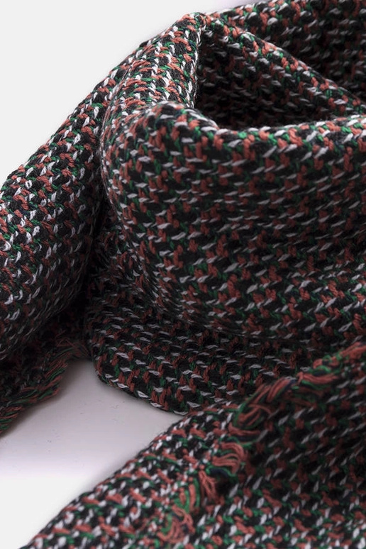 Grey cotton scarf Haddad