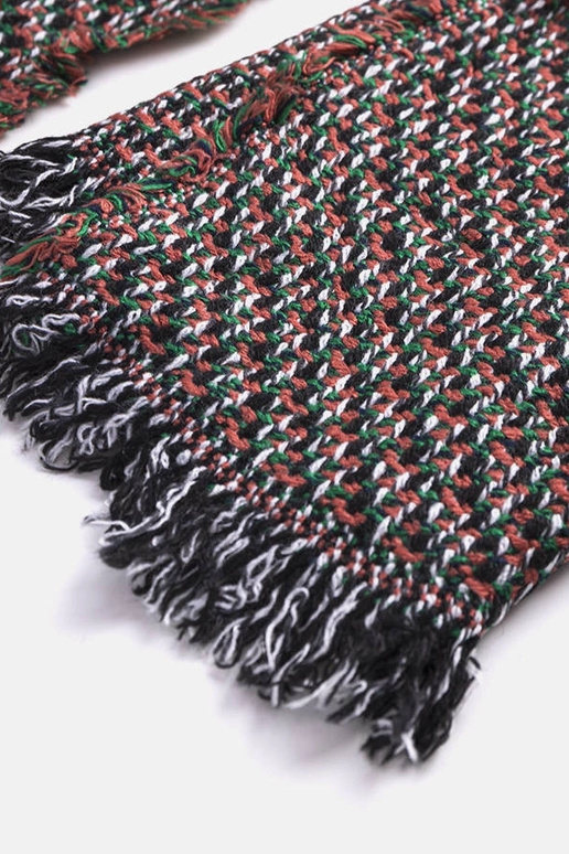 Zielonopomarańczowy szalik Aria