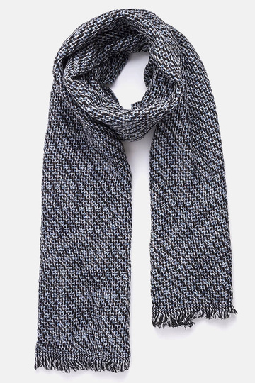 Grey cotton scarf Haddad