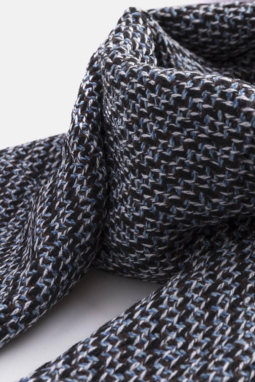 Grey cotton scarf Haddad