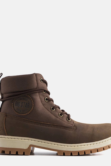 Brązowe trapery męskie Big...