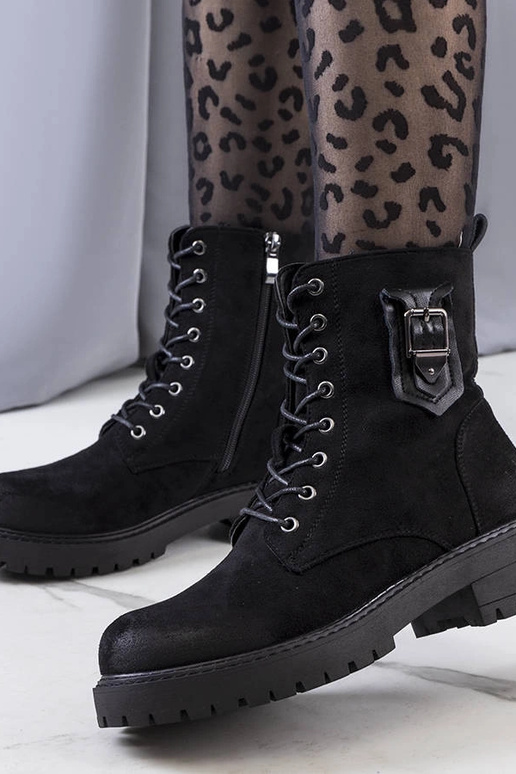 Black high boots Christabel