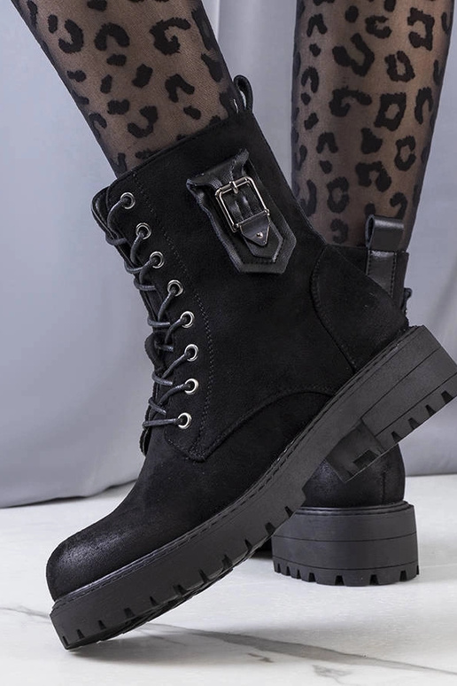 Black high boots Christabel