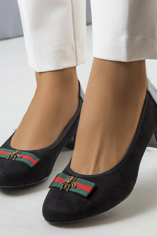 Silver pumps Pereira