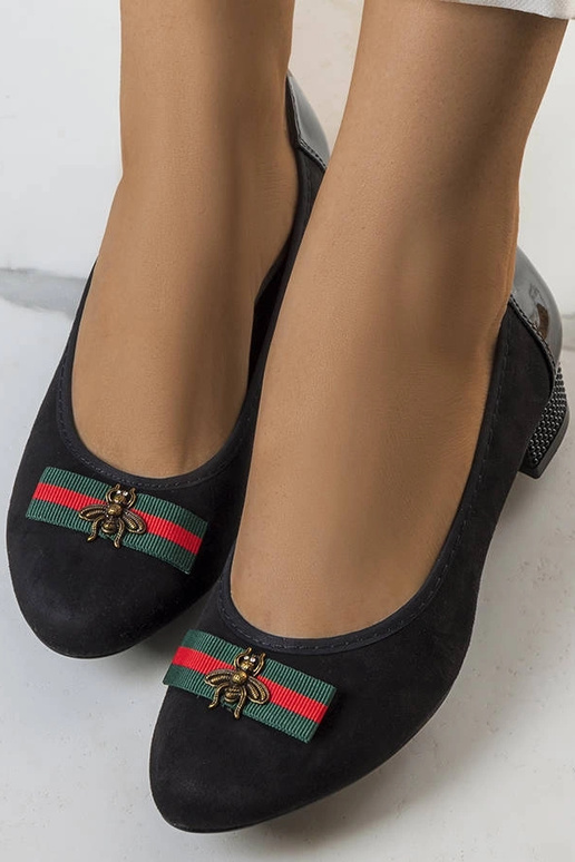 Silver pumps Pereira