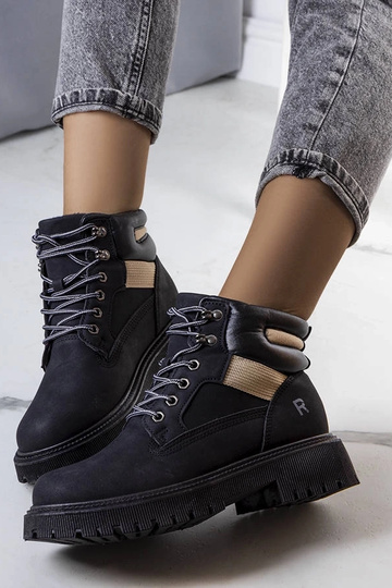 Beige insulated boots with... 2