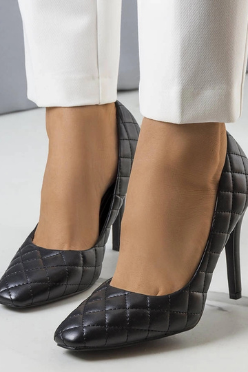 Black classic high heels...