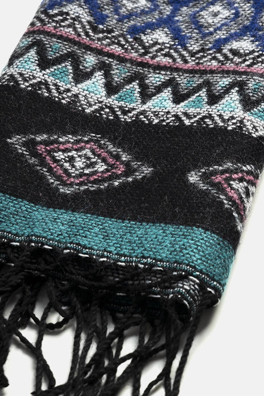 Grey cotton scarf Haddad