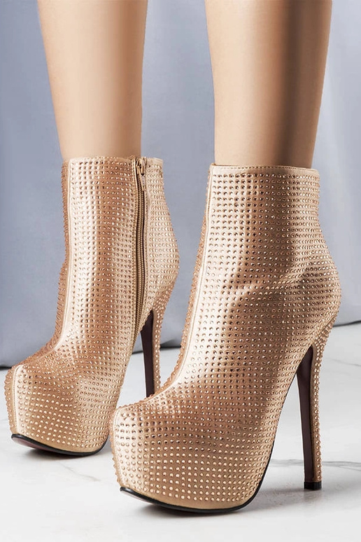 Beige high heel pumps Unos